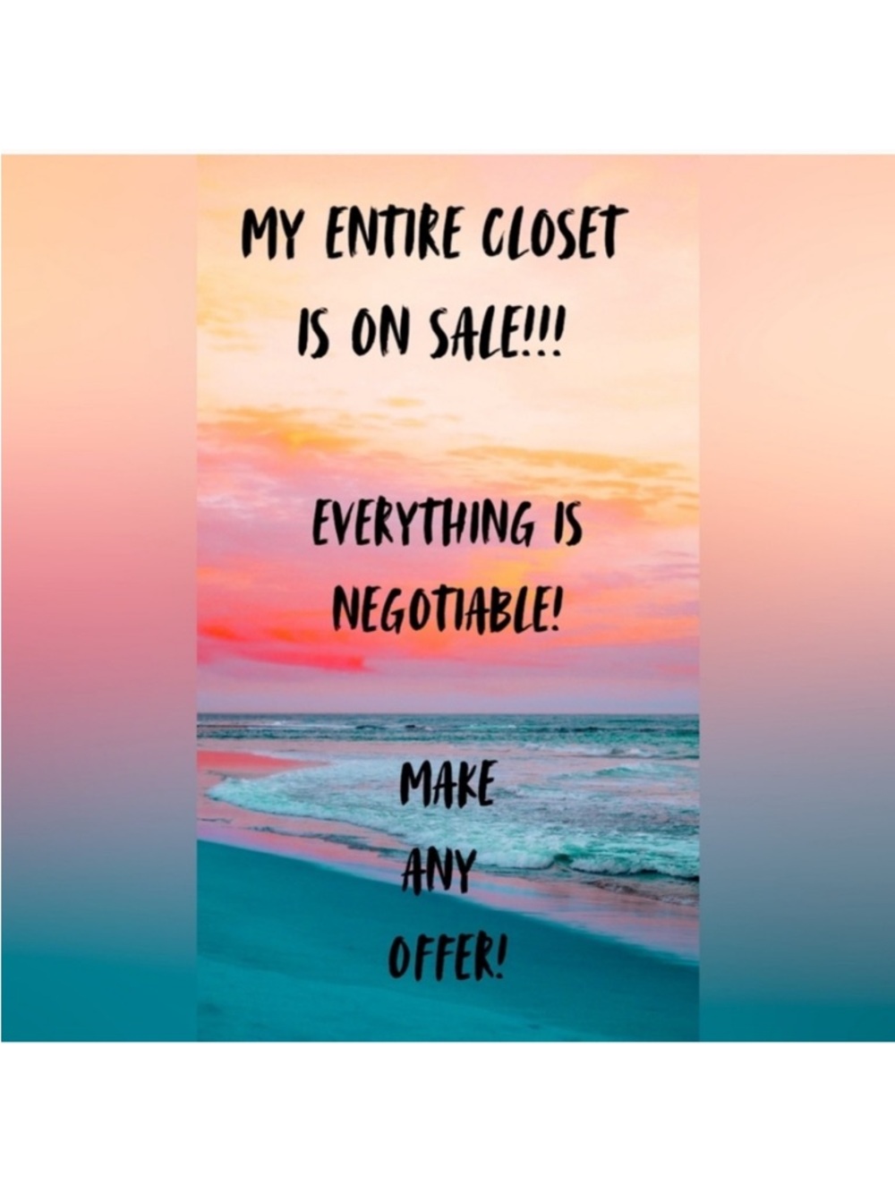 Accepting most offers!🎉
